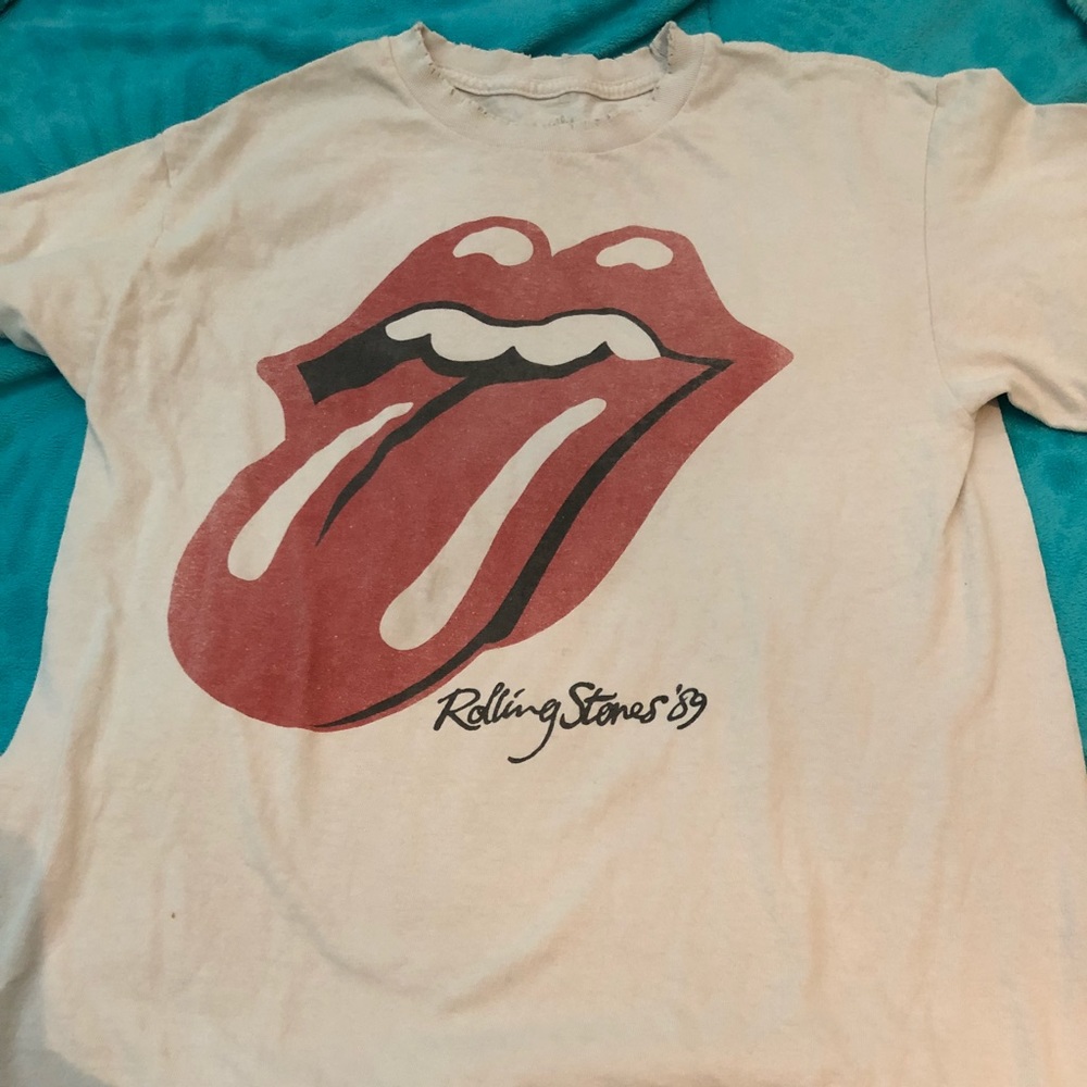 Rolling Stones distressed tee